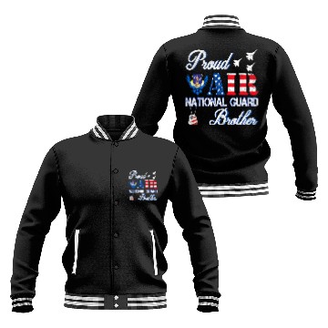 Discover Proud Air National Guard Brother Air Force Baseball Jackets
