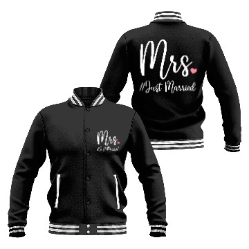 Discover Mrs Just Married, Mr Mrs Wedding Newlywed Matchin Baseball Jackets
