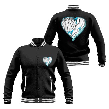 Discover SNK Heart To Match Jordan 11 Low Legend Blue Baseball Jackets