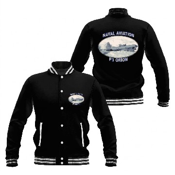 Discover Navy P3 Orion Aircraft 3D Baseball Jackets