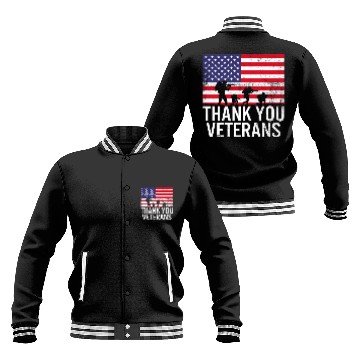 Discover Veteran Baseball Jackets, Thank You Veterans, Veteran Gift,