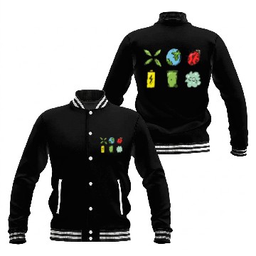 Discover ladybug in natural Baseball Jackets