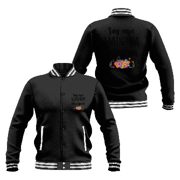 Discover Madrina Chingona Spanish Godmother Appreciation Baseball Jackets