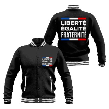 Discover Day Of Bastille - Liberté, égalité, fraternité Baseball Jackets