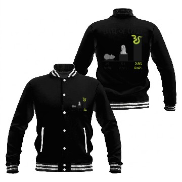 Discover Snake Serpent Level Of Crazy Cat Baseball Jackets
