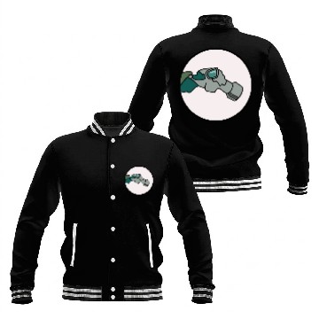 Discover Turtle Head with Gas Mask (DDP) Baseball Jackets