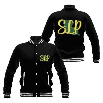Discover La SLP green/gold Baseball Jackets