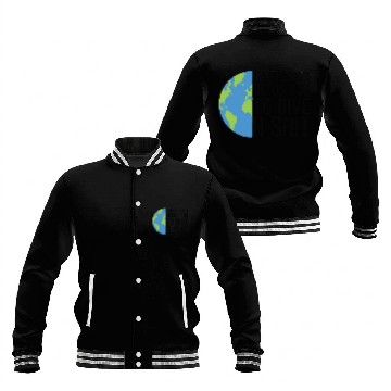Discover Save The Planet Global Warming Baseball Jackets