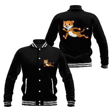 Discover Cheetah runs Baseball Jackets