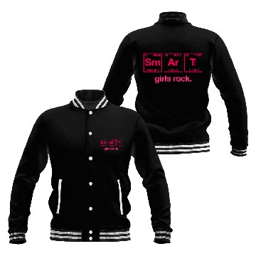 Discover SMART GIRLS ROCK - Elements Periodic Table Baseball Jackets
