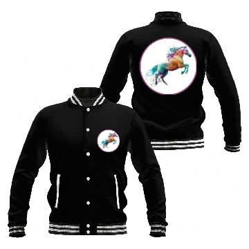 Discover Horse: Running Baseball Jackets