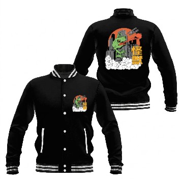 Discover Giant Frog Sunset Japanese Baseball Jackets