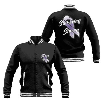 Discover Surviving Strong - Hodgkin's Lymphoma Cancer Baseball Jackets