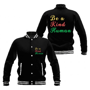 Discover Be A Kind Human boy Baseball Jackets
