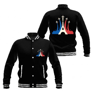 Discover Bastille Day Baseball Jackets