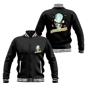 Discover Albuquerque International Balloon Fiesta Skyline Baseball Jackets