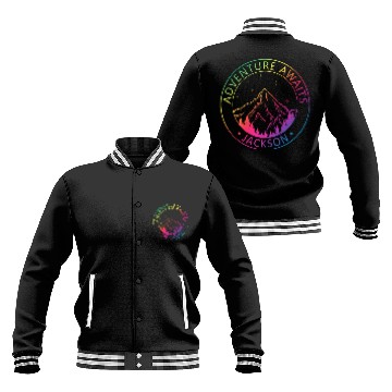 Discover Jackson Jackson Hole Valley Wyoming Usa Adventure Baseball Jackets