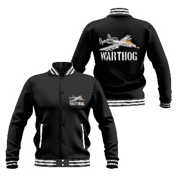 Discover A-10 Warthog Military Airplane Jet Aircraft A10 Baseball Jackets