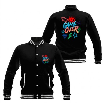 Discover Graffiti Game Over Baseball Jackets