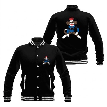 Discover Women's Sock monkey Baseball Jackets