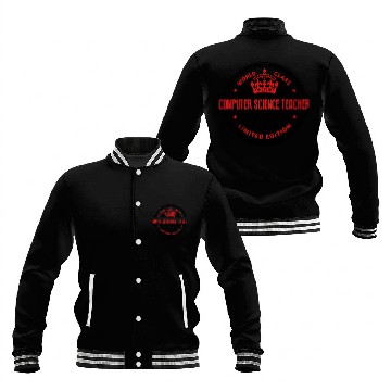 Discover World class computer science teacher lim Baseball Jackets
