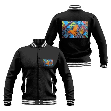 Discover Street Art London Colors Graffiti Baseball Jackets