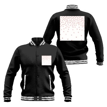 Discover girly rose gold glitter confetti polka dots Baseball Jackets