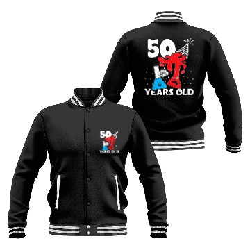 Discover Physics Chemistry 50 Years Old Birthday , Science Baseball Jackets