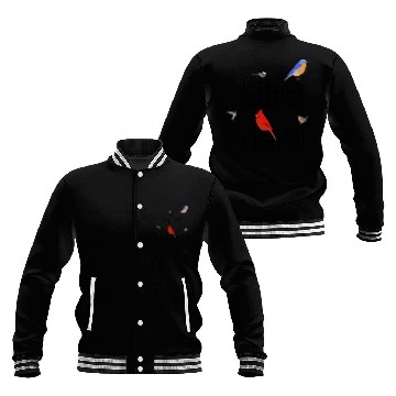 Discover Bird Nerd Cute Baseball Jackets