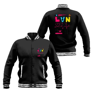 Discover Nurse LVN In Progress Future Nurse Gift Nursing LV Baseball Jackets
