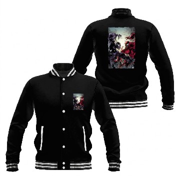 Discover Venom and Carnage Mirror Fight Baseball Jackets