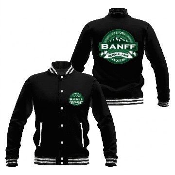 Discover Banff Forest Baseball Jackets
