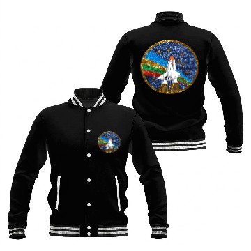 Discover sequin space ship Baseball Jackets