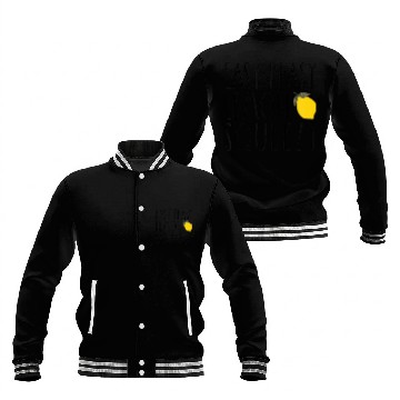 Discover Easy Peasy Lemon Squeezy Funny Summertime Lemonade Baseball Jackets