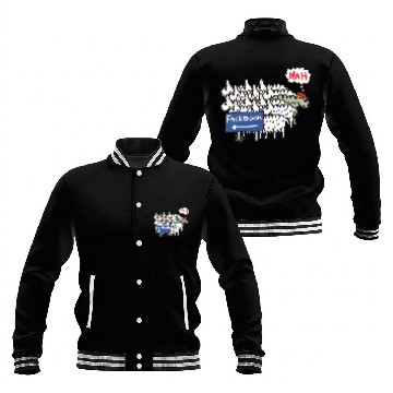Discover Anti Facebook Baseball Jackets