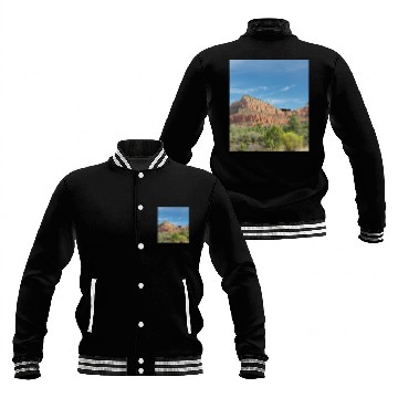 Discover Red rocks in Sedona Baseball Jackets