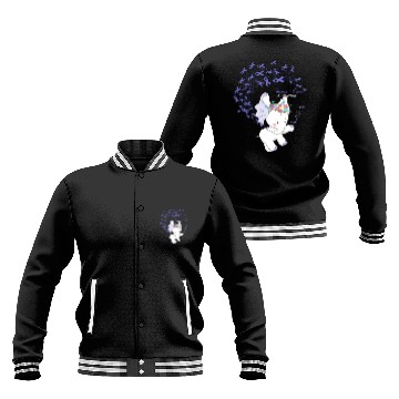 Discover Elephant Periwinkle Ribbon Stomach Cancer Awarenes Baseball Jackets