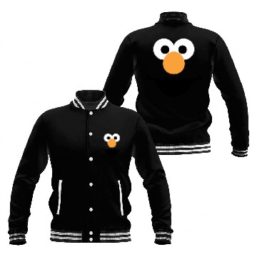 Discover Elmo Face Art Baseball Jackets
