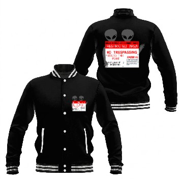 Discover Greys Area 51 Baseball Jackets