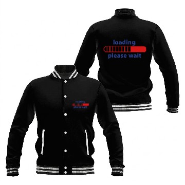 Discover Loading Please Wait New Technologies Icon 2c Sales Baseball Jackets