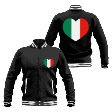 Discover Love Italian football Baseball Jackets