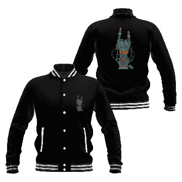 Discover hard rock horns robot Baseball Jackets