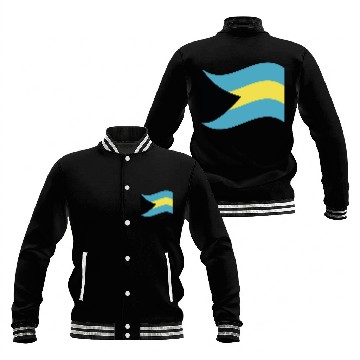 Discover flag bahamas Baseball Jackets
