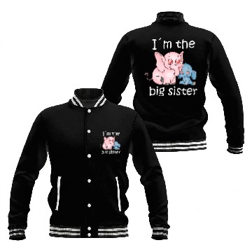 Discover I'm the Big Sister Baseball Jackets