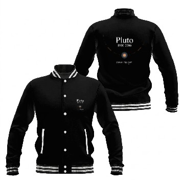 Discover Pluto never forget Baseball Jackets