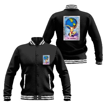Discover El Mundo Mexican Loteria Bingo Card Baseball Jackets