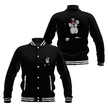 Discover Gorilla Standing, Gorilla Face, Monkey, Ape, Baseball Jackets