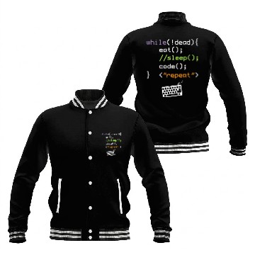 Discover Computer Science Programmer Baseball Jackets