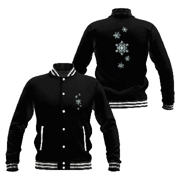 Discover Snowflakes Baseball Jackets