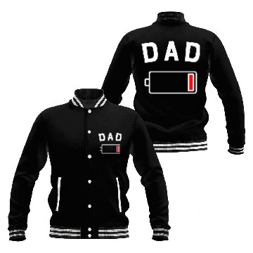 Discover DAD LOW BAT Baseball Jackets